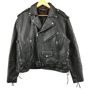 Interstate Leather Classic Originals Motorcycle Men's Jacket size 44